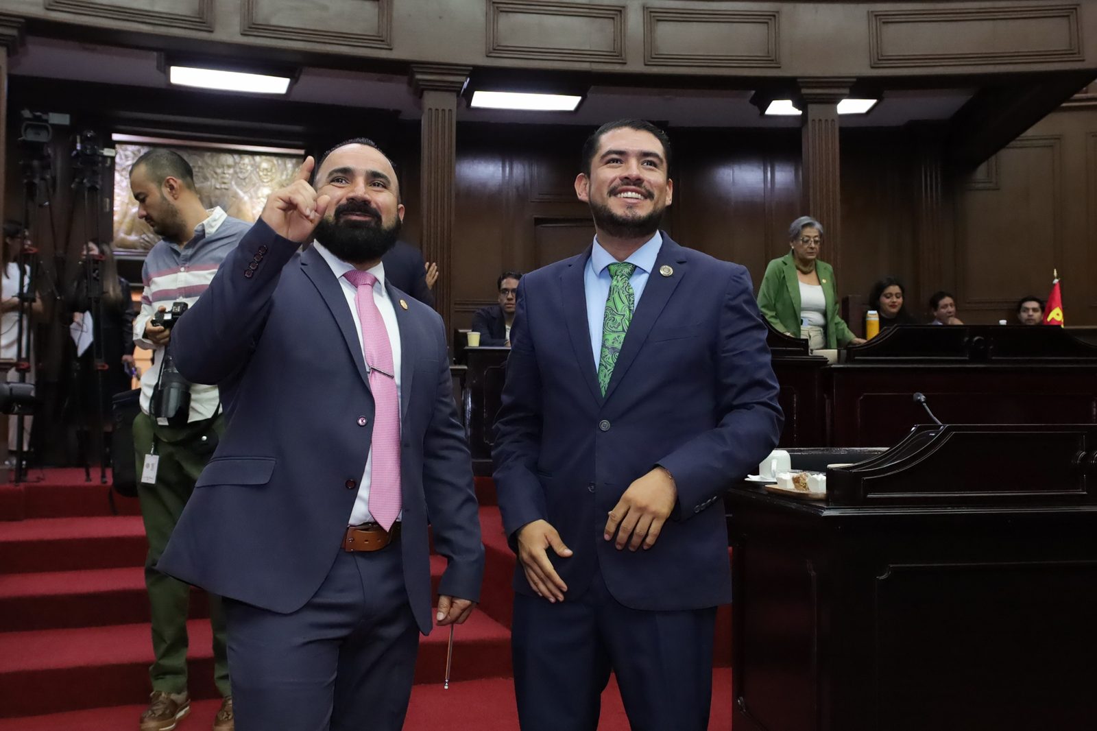 Fernando Chagolla en el Pleno del Congreso de Michoacán